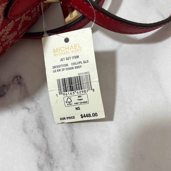 NWT Michael Kors Jet Set Crossbody - Picture 7 of 7